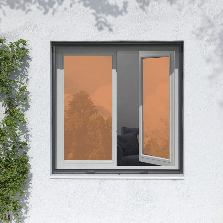 Fensterfolie von innen Durchsichtig von aussen Blickdicht,Sonnenschutzfolie Fenster innen UV-Schutz