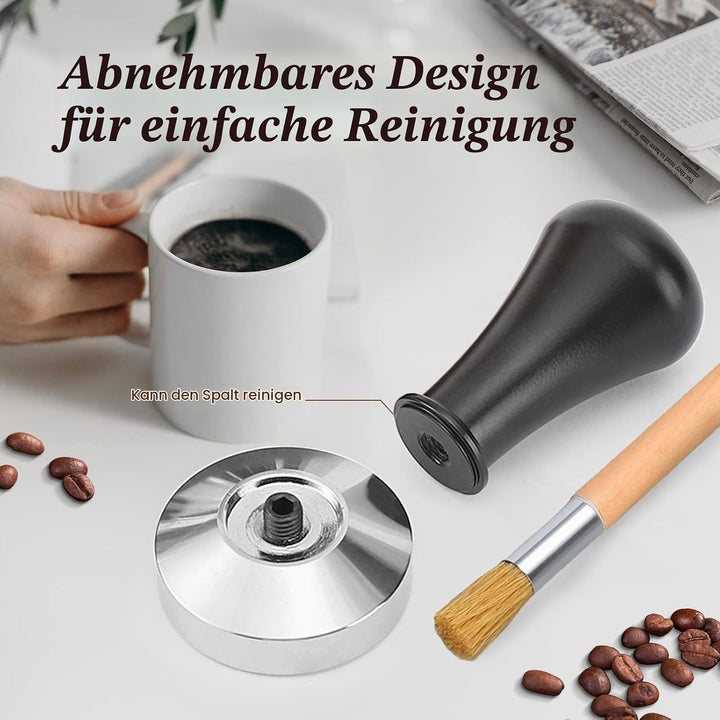 51mm Kaffee Tamper Set,27pcs Espresso Tamper Set,Kaffee-Tamper aus Edelstahl Enthält Espresso Kaffee