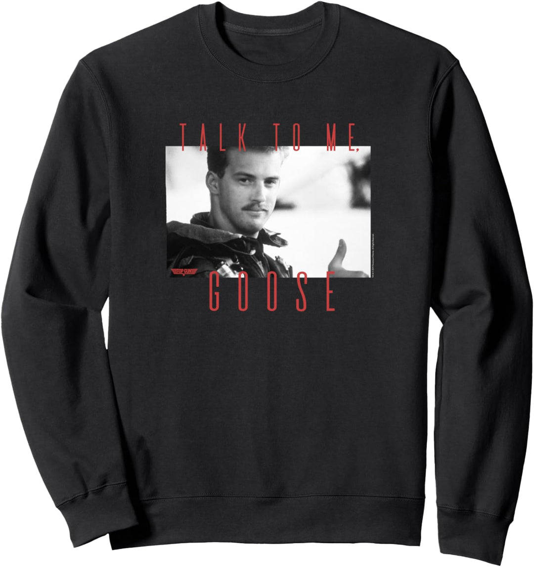Top Gun Talk To Me Goose Portrait Sweatshirt