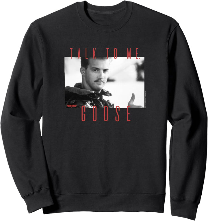 Top Gun Talk To Me Goose Portrait Sweatshirt