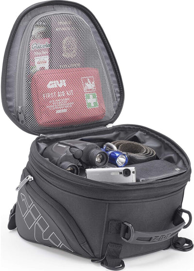 Erweiterbare Hecktasche für sportliche Motorräder 22 Liter Volumen