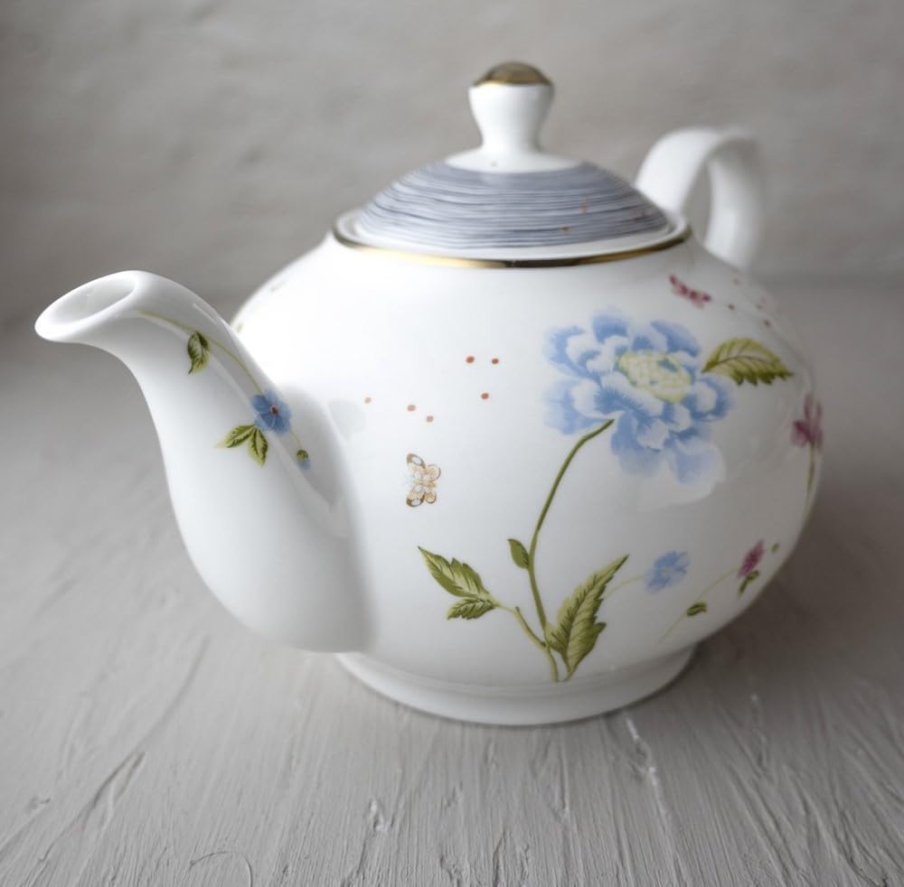 Laura Ashley Heritage Collectables Teekanne Elvenen White 1,6 Liter Porzellan Heritage Teekanne Elve