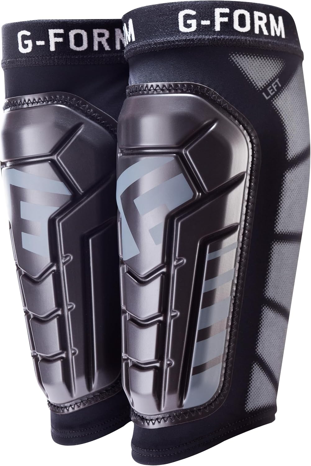 G-Form Pro-S Vento Fussball Schienbeinschoner - Fussball Schienbeinschützerhalter M Schwarz, M Schwa