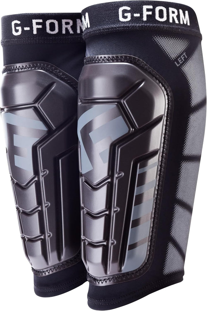 G-Form Pro-S Vento Fussball Schienbeinschoner - Fussball Schienbeinschützerhalter M Schwarz, M Schwa