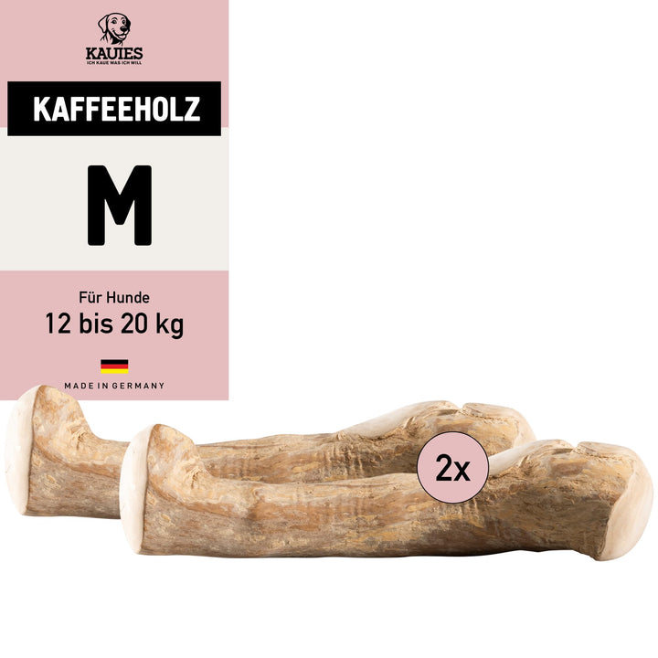 Kaffeeholz für Hunde - Hundespielzeug 100% natürlich, vegan, koffeinfrei &amp; kalorienfrei, schadstoffg