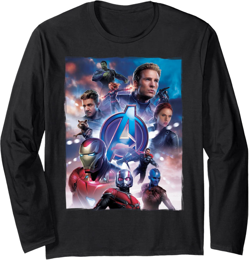 Marvel Avengers: Endgame Group Poster Langarmshirt