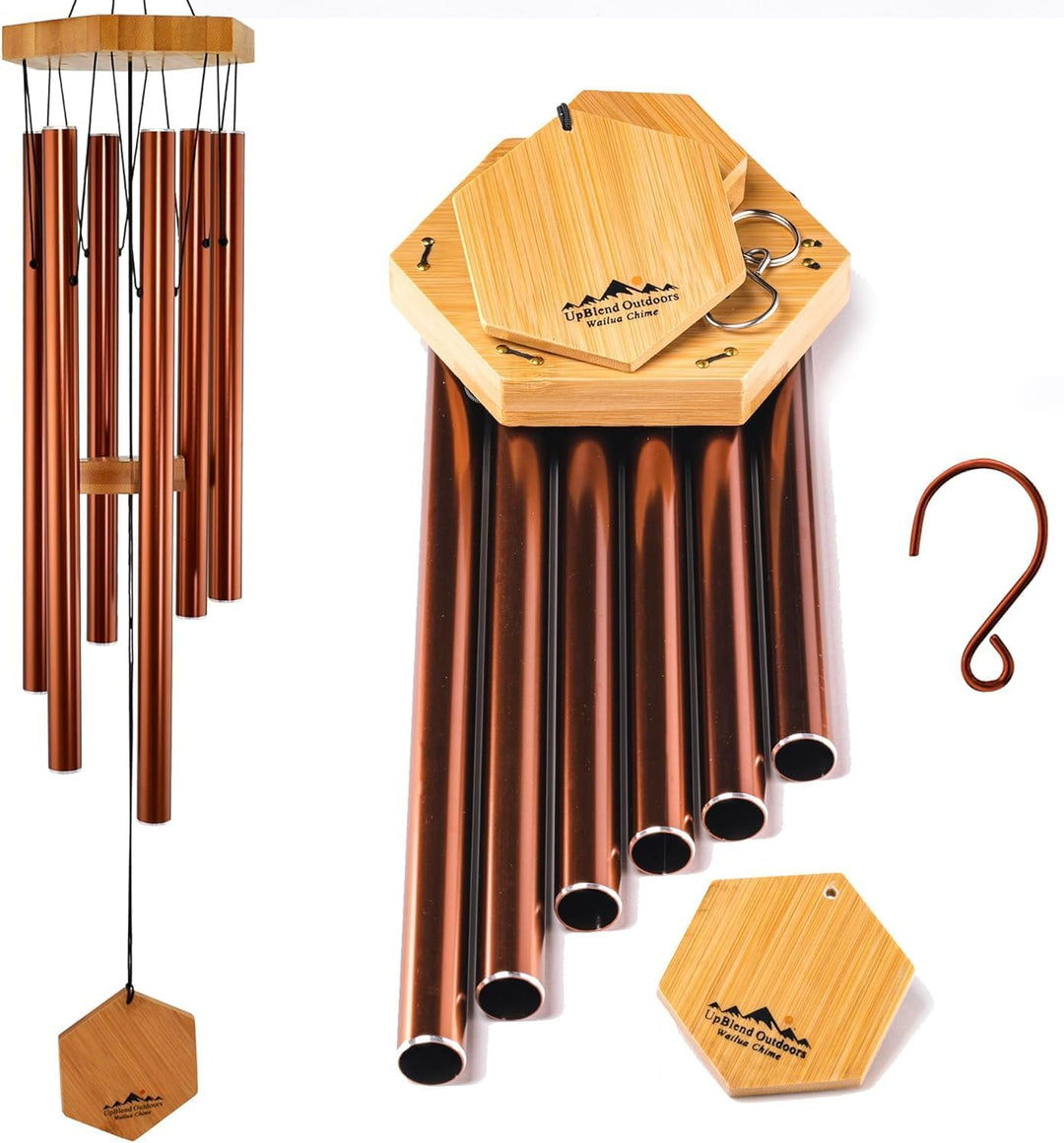 Windspiel für Menschen, die ihre Nachbarn mögen, beruhigende melodische Töne und solide konstruierte