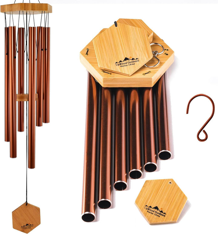 Windspiel für Menschen, die ihre Nachbarn mögen, beruhigende melodische Töne und solide konstruierte