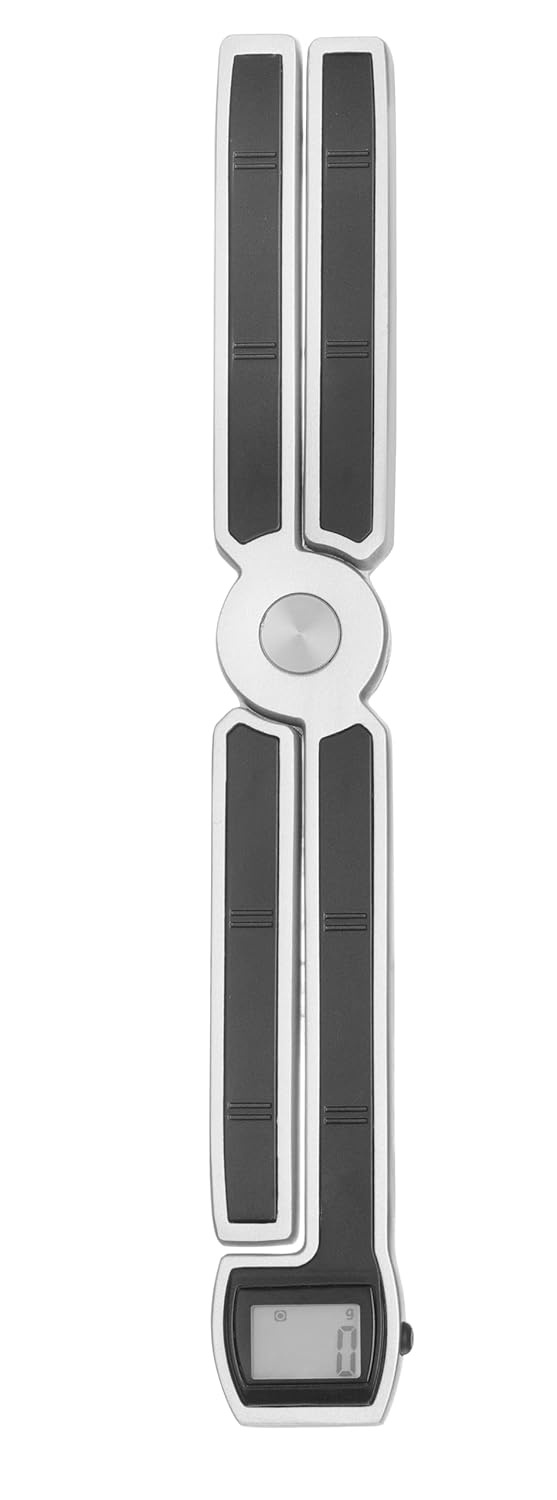 HENDI Zusammenklappbare Küchenwaage, digital, für max 5 kg, wiegt mit Präzision, mit LCD-Display, Ge