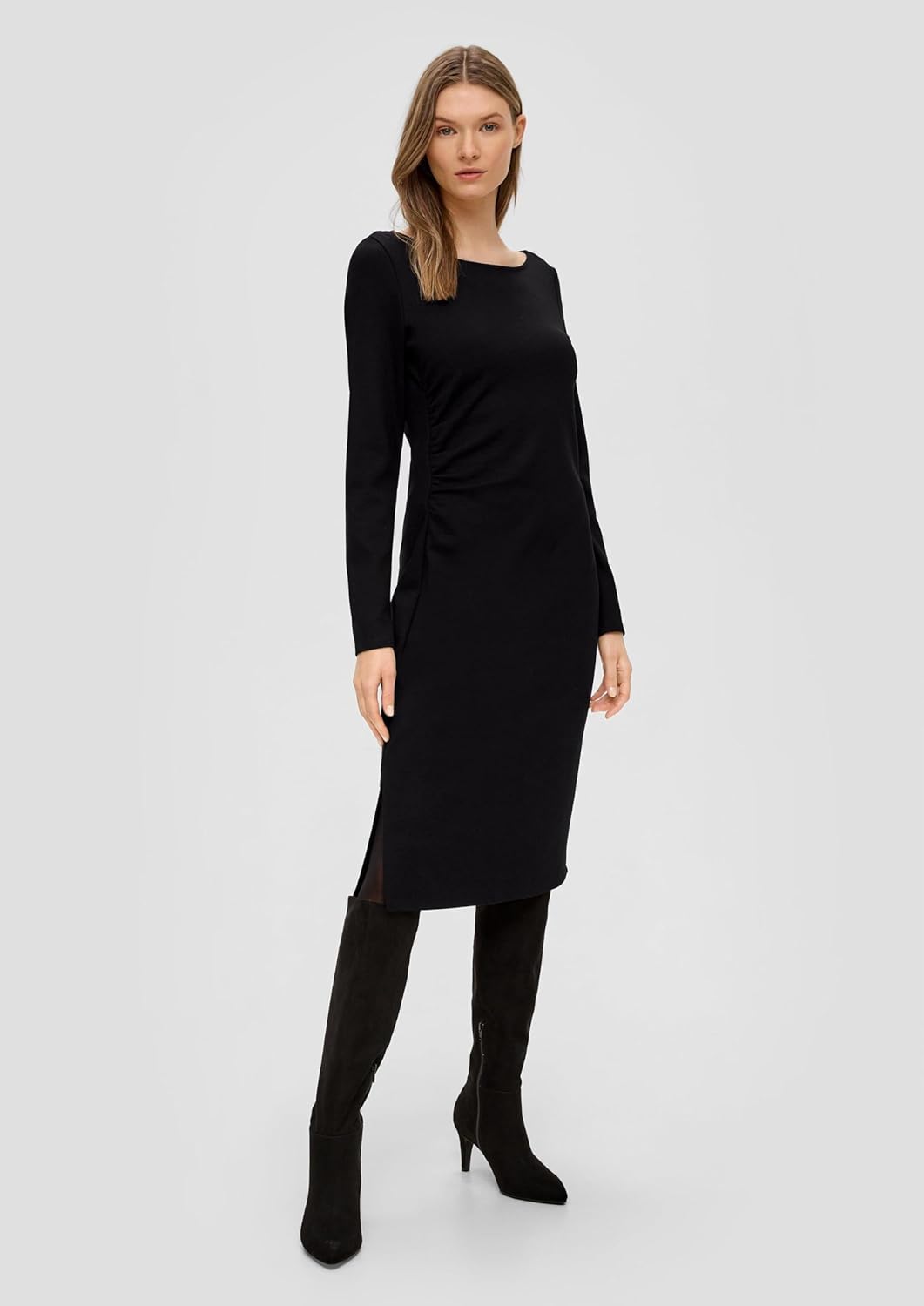 s.Oliver BLACK LABEL Jerseykleid aus Viskosemix 42 9999, 42 9999