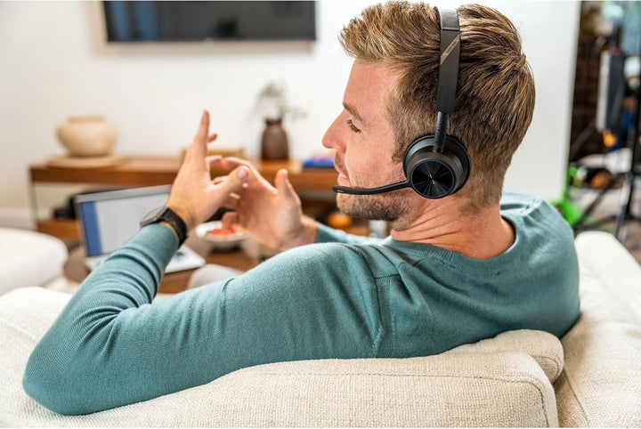 HP Poly Voyager 4320-M 4300 series Headset On-Ear Bluetooth kabellos kabelgebunden USB-A Schwarz Zoo