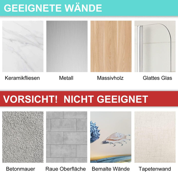 Handtuchhalter Ohne Bohren Einarmig, Bad Handtuchstange Selbstklebender, Edelstahl Habdtuchhalterung