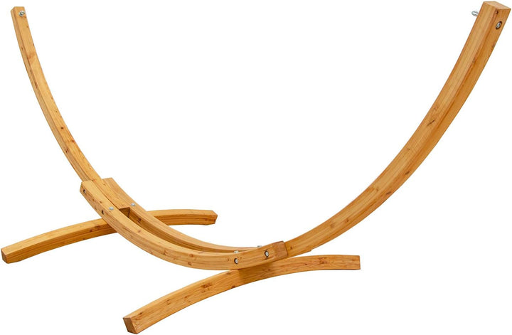 AMANKA XL Hängemattengestell Outdoor Holz - 325 cm Hängemattengestell 2 Personen Hängematten Ständer