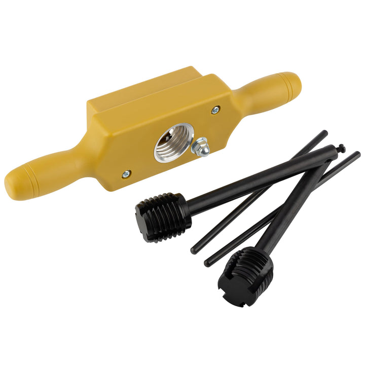 Gewindeschneider-Set – 3,8 cm Vorrichtungs-Dübelgewindebohrer-Set schneidet männliche und weibliche