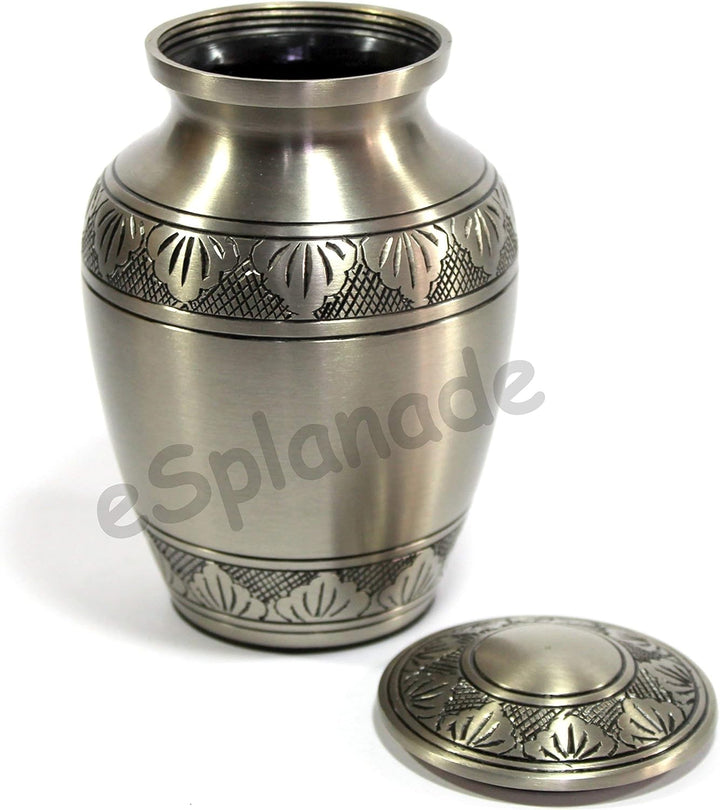 eSplanade Metall-Urnen-Gedenkglas-Behälter (Zinn), Zinn