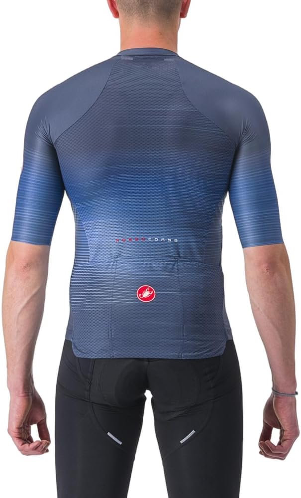 CASTELLI 4523009-424 AERO Race 6.0 Jersey T-Shirt Men's Belgischer Blau L