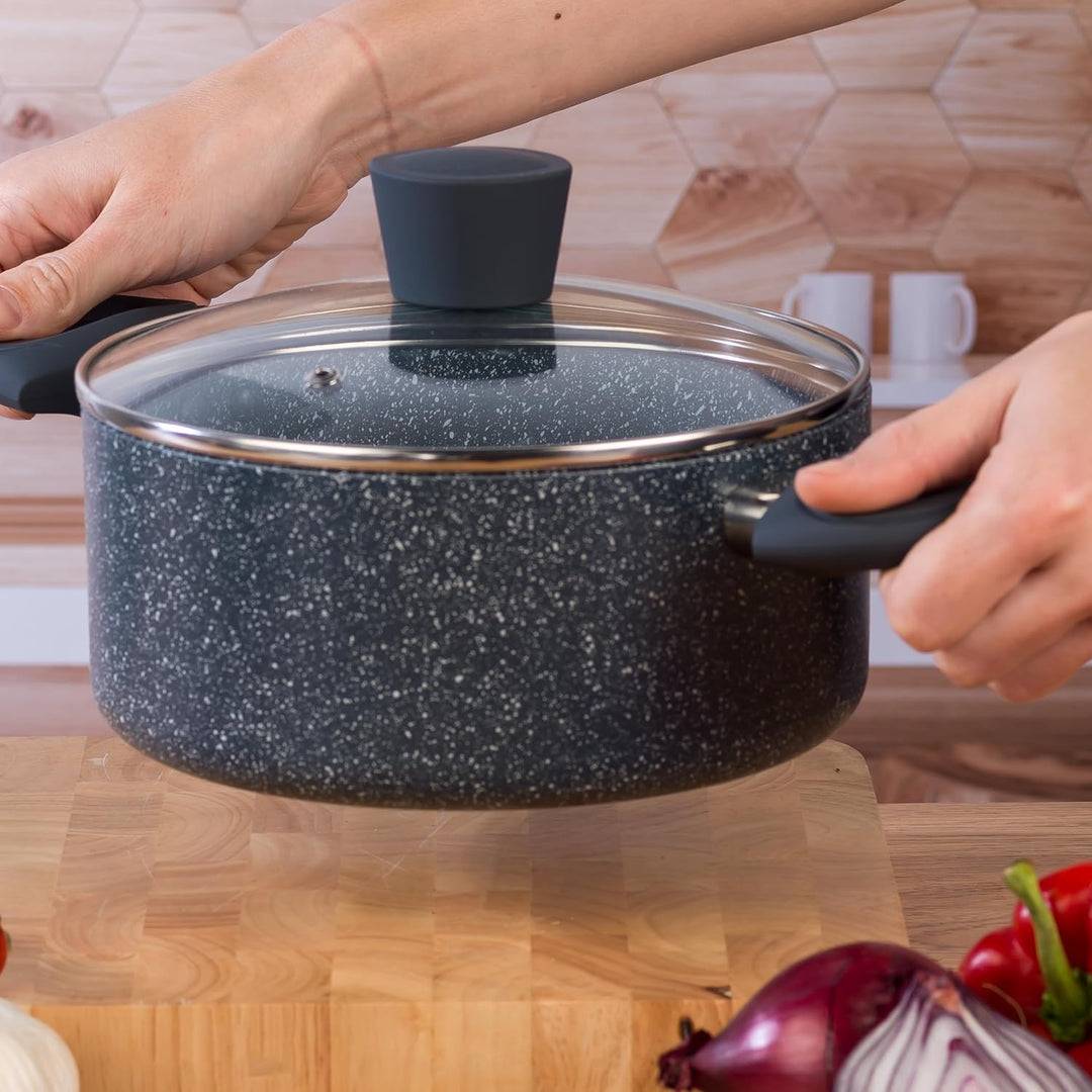 Russell Hobbs RH00848EU Nightfall Stone kochtopf, BPA-Frei, 2.5L Ungefähre Füllmenge antihaftbeschic