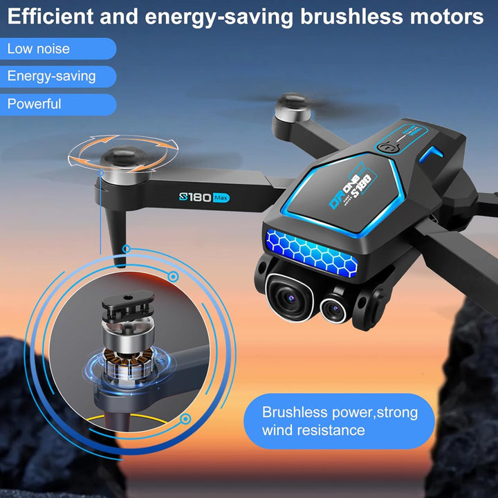 OBEST Drohne mit Kamera 4K für Erwachsene Anfänger Faltbare Mini FPV Drone, RC Quadcopter mit Bürste