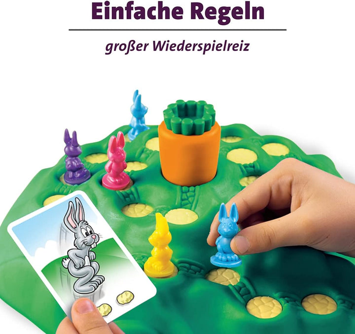 Ravensburger 21556 - Lotti Karotti, Brettspiel für Kinder ab 4 Jahren, Familienspiel für Kinder und