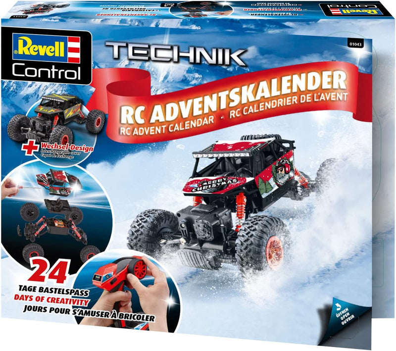 Revell Adventskalender RC Crawler I Ferngesteuerten Truck zusammenbauen in 24 Tagen I Adventskalende