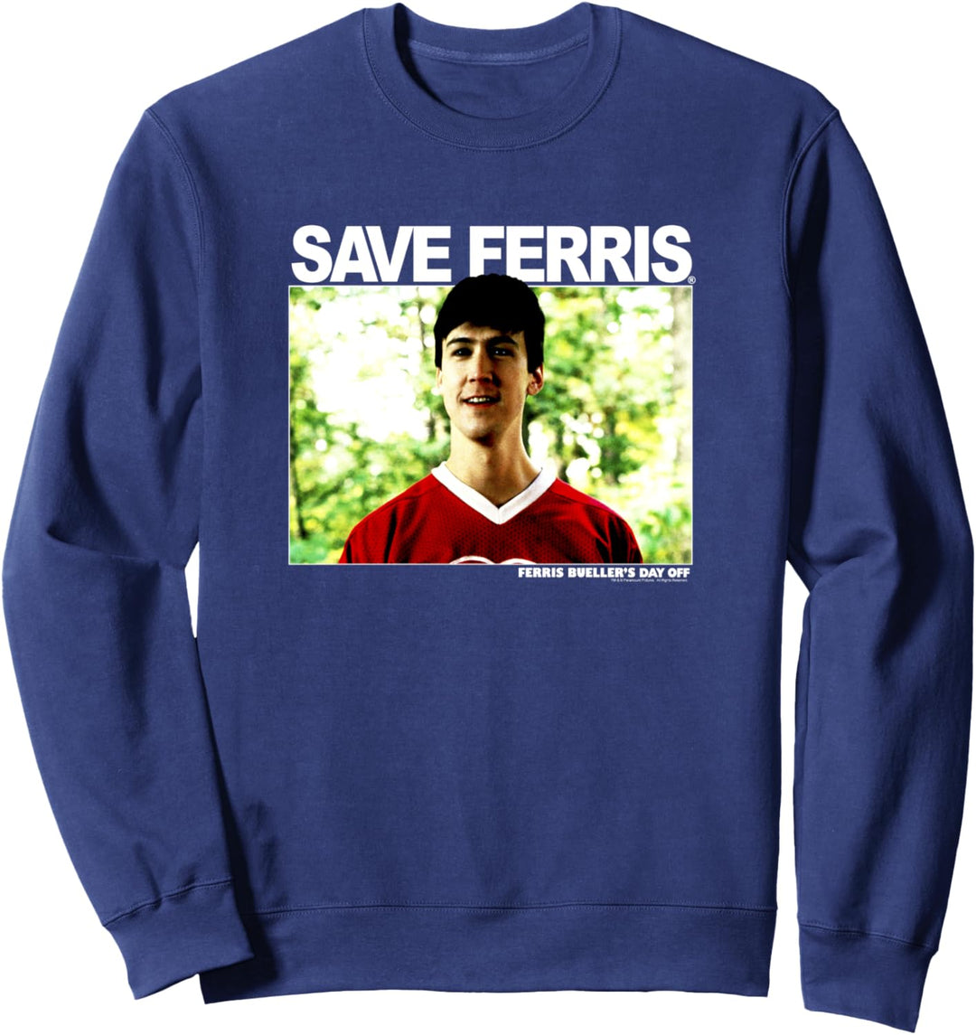 Ferris Bueller's Day Off Cameron Save Ferris Photoreal Sweatshirt