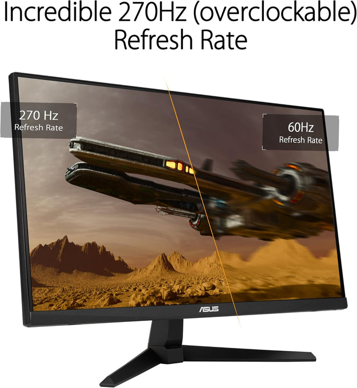 ASUS TUF Gaming VG249QM1A | 24 Zoll Full HD Monitor | 270 Hz, 1ms GtG, G-Sync kompatibel FreeSync Pr