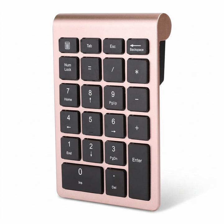 Bewinner RF304 Ziffernblock mit 22 Tasten, Kabellose USB-Plug-and-Play-Minitastatur mit Empfänger, E