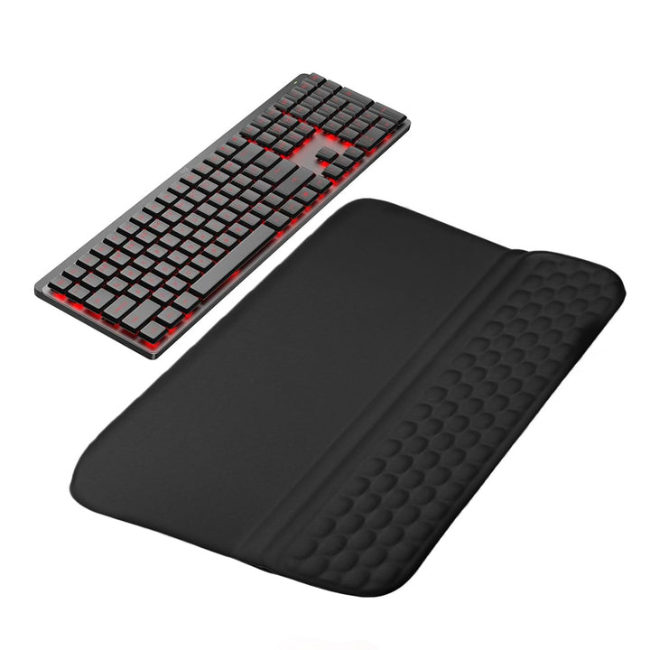 Handballenauflage mit Tastaturständer Ergonomische Tastaturablage mit Weichem Memory Schaum Rutschsc
