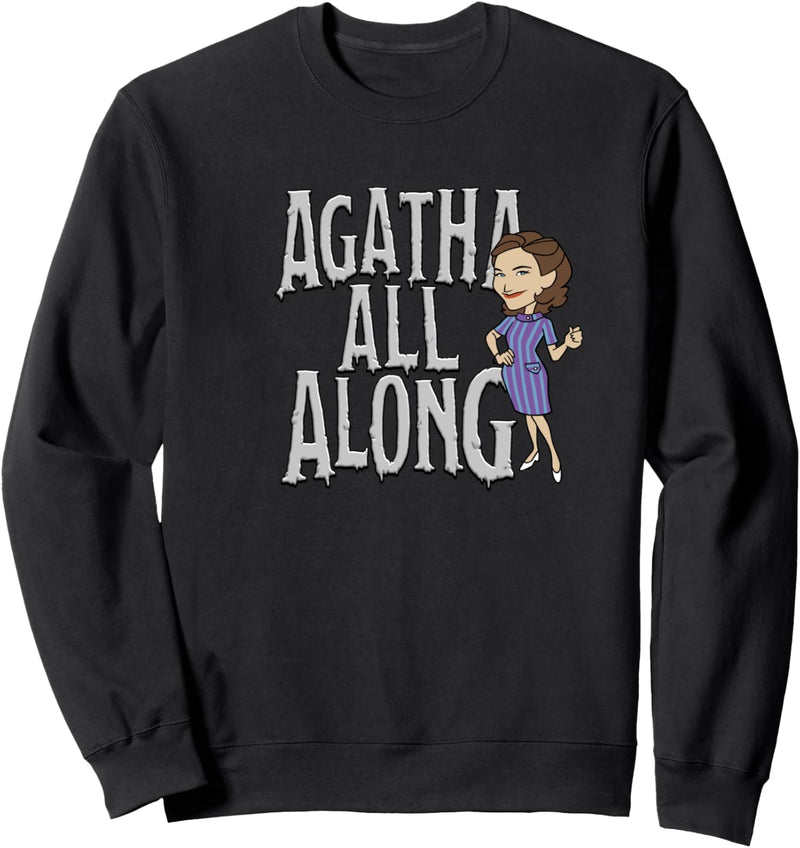 Marvel WandaVision Agatha All Along Big Text Sweatshirt