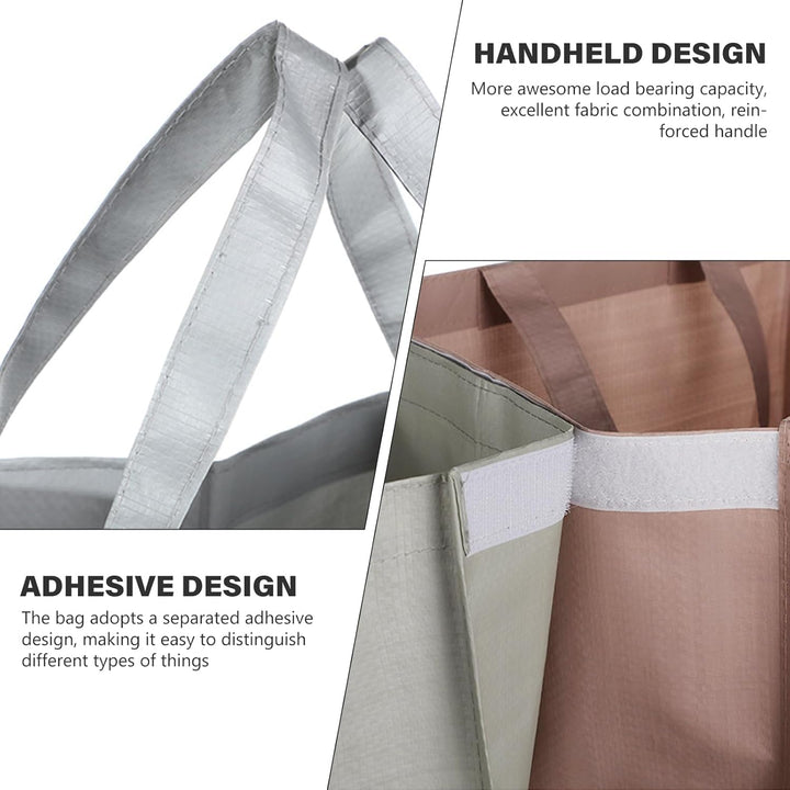 BORDEAG Mülltrennsystem 3fach, Altglas Sammelbehälter, Pfandflaschen Aufbewahrung, Recycling System,