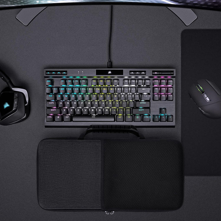 GEEKRIA Tenkeyless TKL Tastaturhülle, Hartschalen-Reisetasche für 80% 87-Tasten-Computer, mechanisch