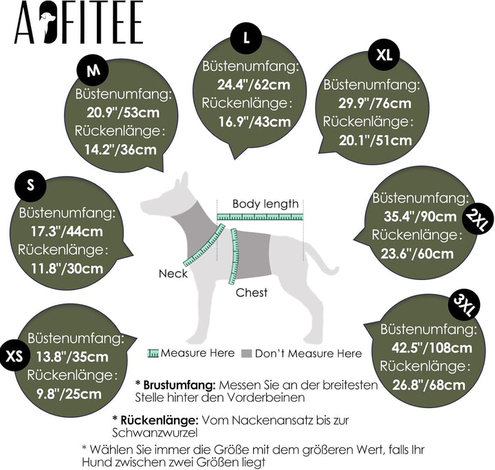 AOFITEE Hundemantel für Kleine Hunde, Wasserdicht Warme Hundejacke mit Geschirr, Winddicht Hunde Win
