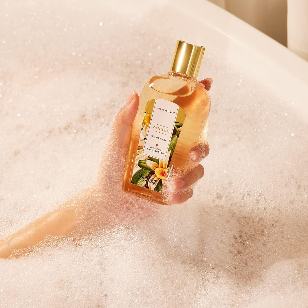 SPA LUXETIQUE Muttertagsgeschenk Geschenk für Frauen,12tlg Vanilleduft Bade Geschenkset mit Badesalz