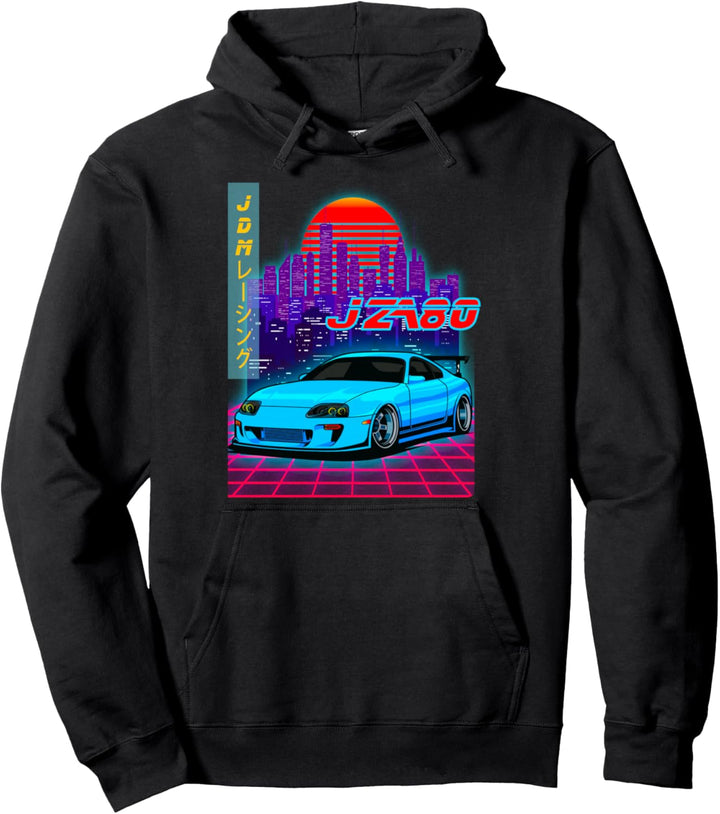 JDM Japanisches Auto Retro Tuner Auto Pullover Hoodie