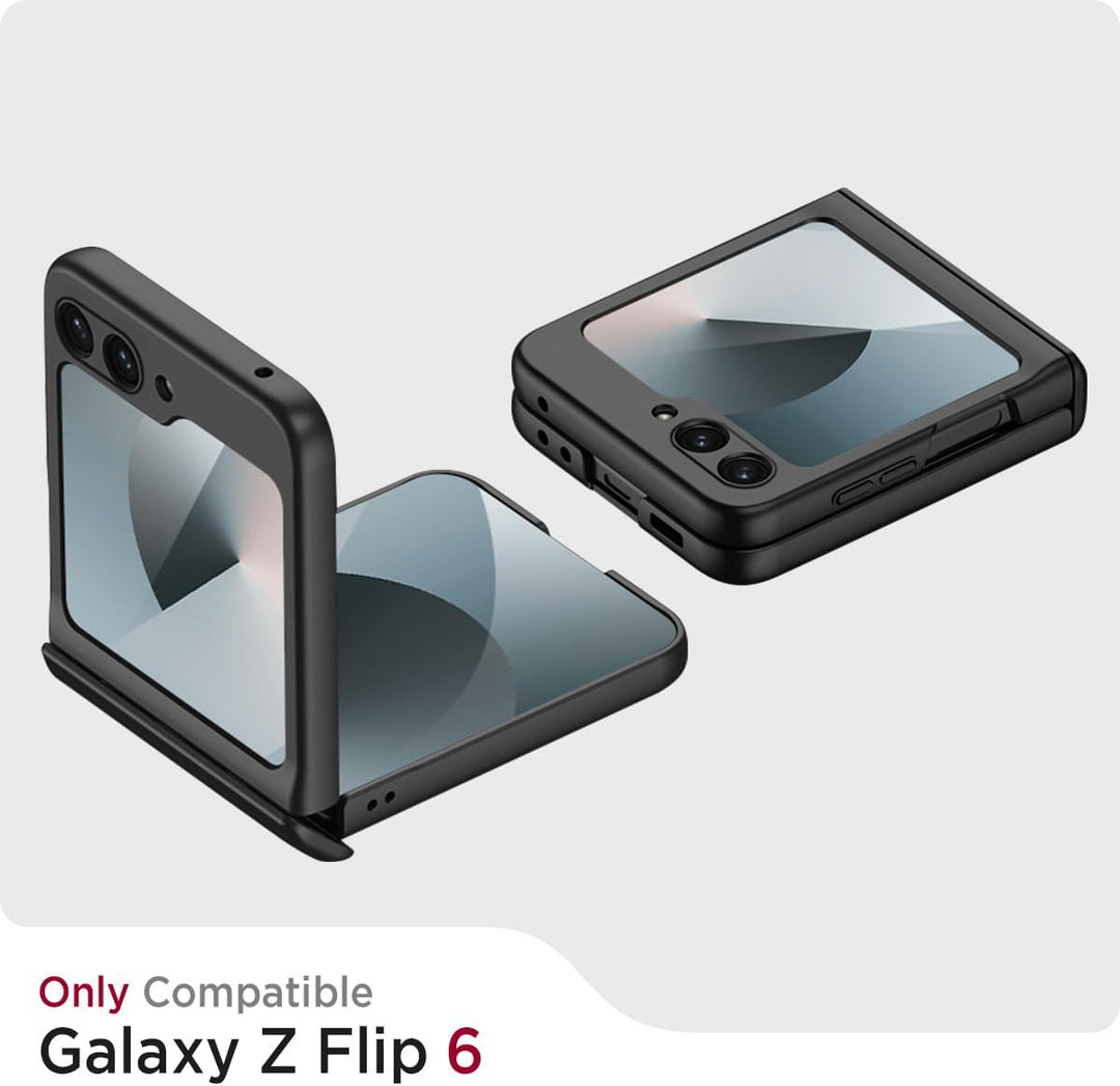 Miimall Kompatibel mit Samsung Galaxy Z Flip 6/Flip7 FE Hülle mit Scharnierschutz Magnetischer [Exte