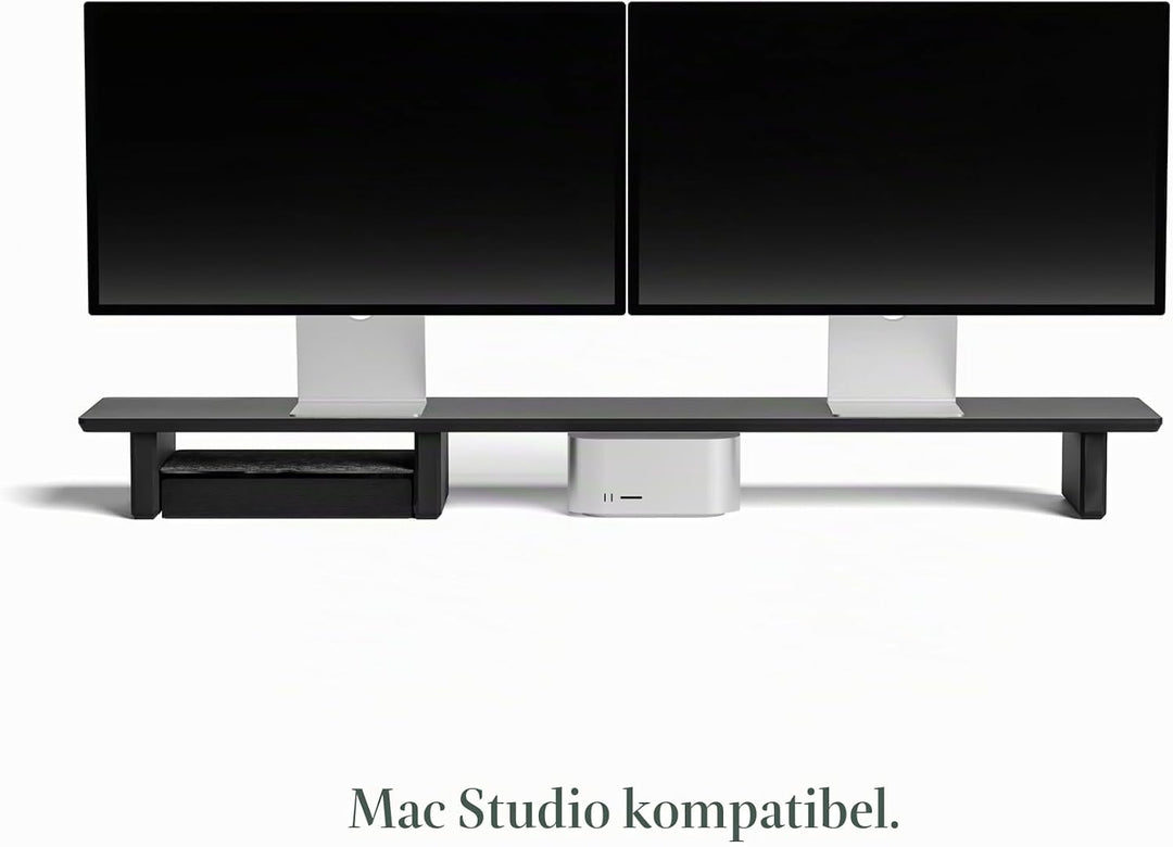 Raico Schreibtischregal Cockpit-System Monitorständer Schreibtisch-Organizer Dual Screen Setup Riser