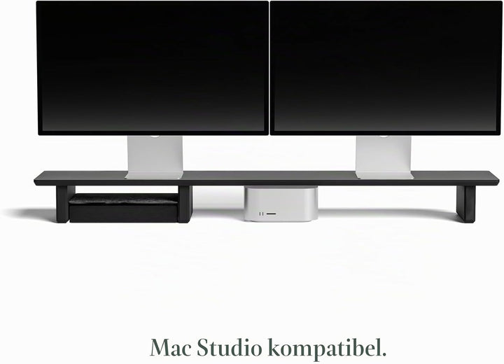 Raico Schreibtischregal Cockpit-System Monitorständer Schreibtisch-Organizer Dual Screen Setup Riser