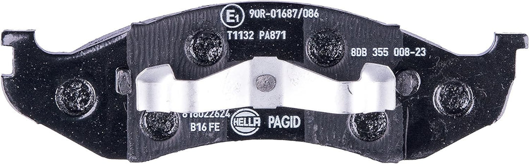 HELLA PAGID 8DB 355 008-231 Bremsbelagsatz - T1132 - Dicke/Stärke: 17.2mm - Bremssystem: Kelsey-Haye