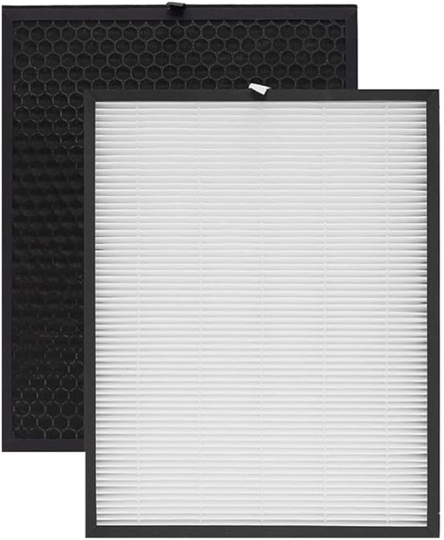 Trade-Shop 2in1 Filter-Set (HEPA-Filter + Aktivkohlefilter) kompatibel mit Comedes PT94062 PT94063,