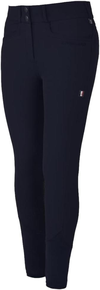 Kingsland Damen Reithose Silikon Vollbesatz KLKadi E-Tec schwarz 34 Navy, 34 Navy