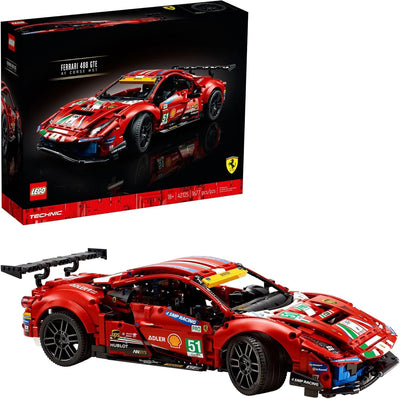 LEGO 42125 Technic Ferrari 488 GTE “AF Corse #51” Supersportwagen, Exklusives Sammlermodell, Modellb