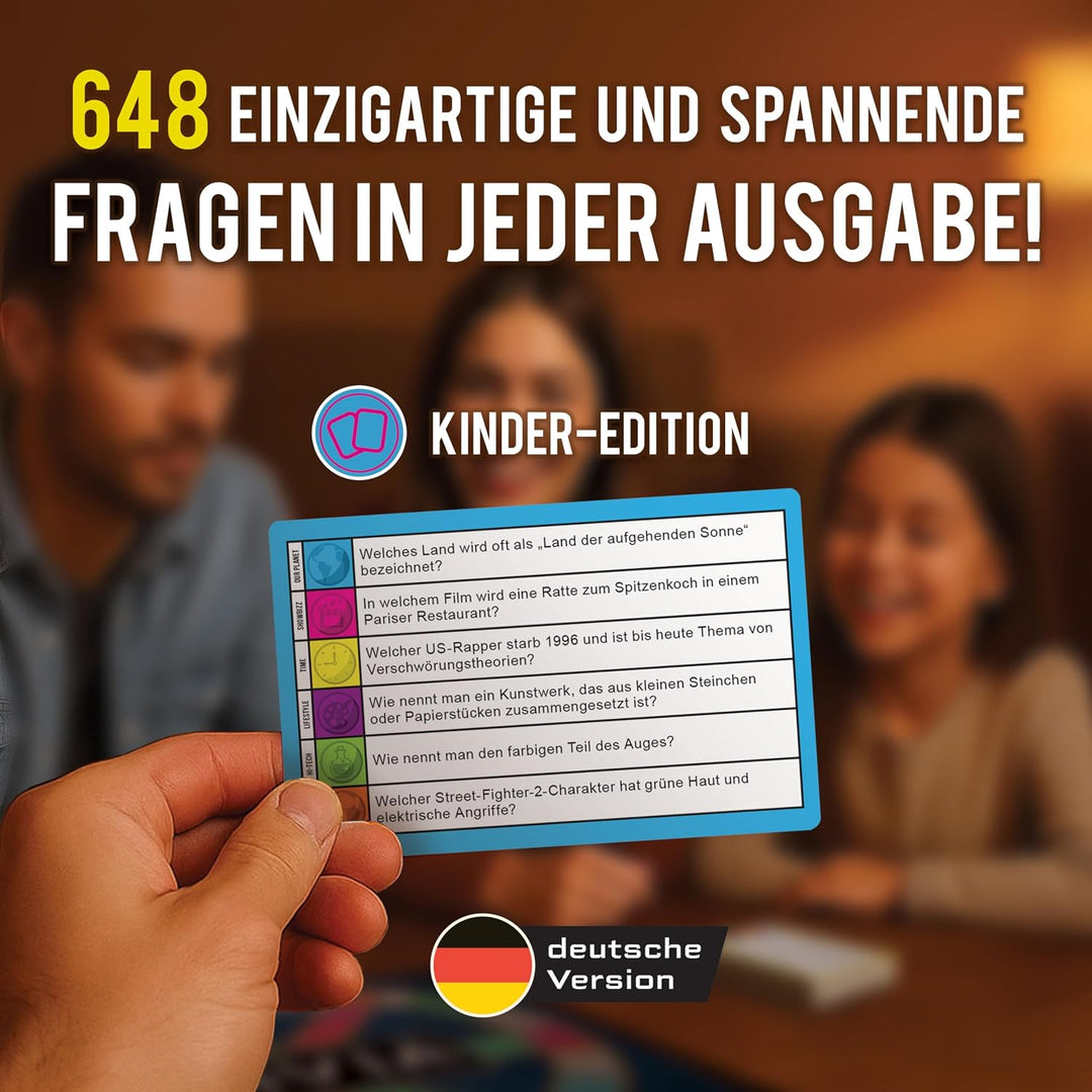 Trivia Kartensatz – Teenager Edition (14+) – Fragen &amp; Antworten – Quiz &amp; Pubquiz – Gesellschaftsspie