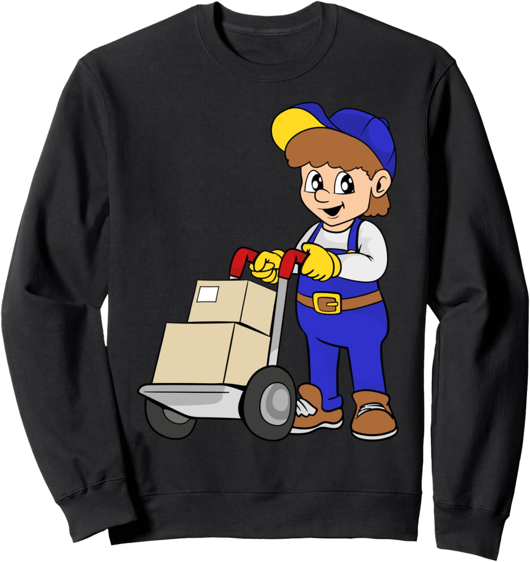 Paketdienst Paketzusteller Paketbote Spedition Spediteur Fun Sweatshirt