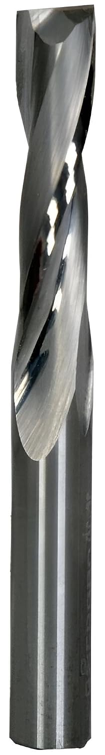 VHM Fräser, Spiralnutfräser, CNC-Fräser für Holz, MDF Z=2 Schaftfräser mit polierter Spannut (12,0 x
