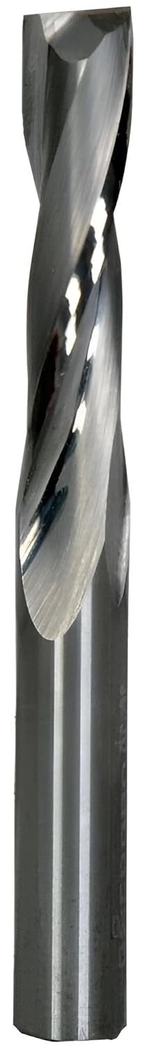 VHM Fräser, Spiralnutfräser, CNC-Fräser für Holz, MDF Z=2 Schaftfräser mit polierter Spannut (12,0 x