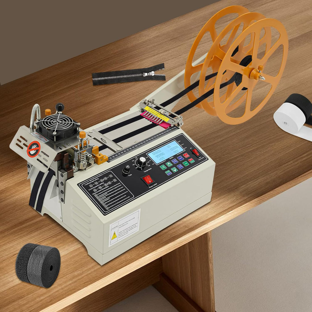 Automatische Heiss-Kalt-Bandschneidemaschine, Gurtschneidemaschine mit LCD-Display, Elektronischer G