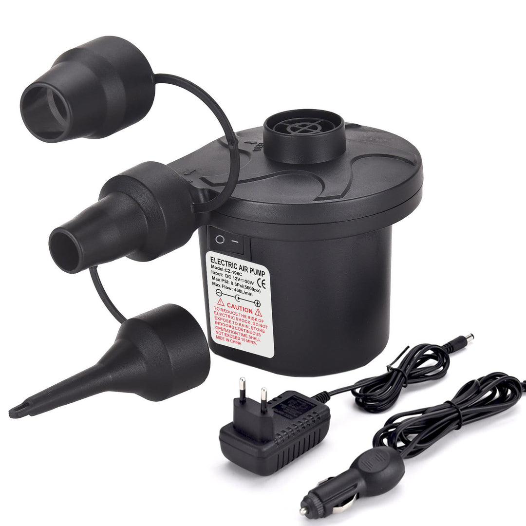Elektrische Luftpumpe Luftmatratze, 2 in 1 Luftpumpe Elektrisch für Aufblasbar und Ablassen, Pumpe L