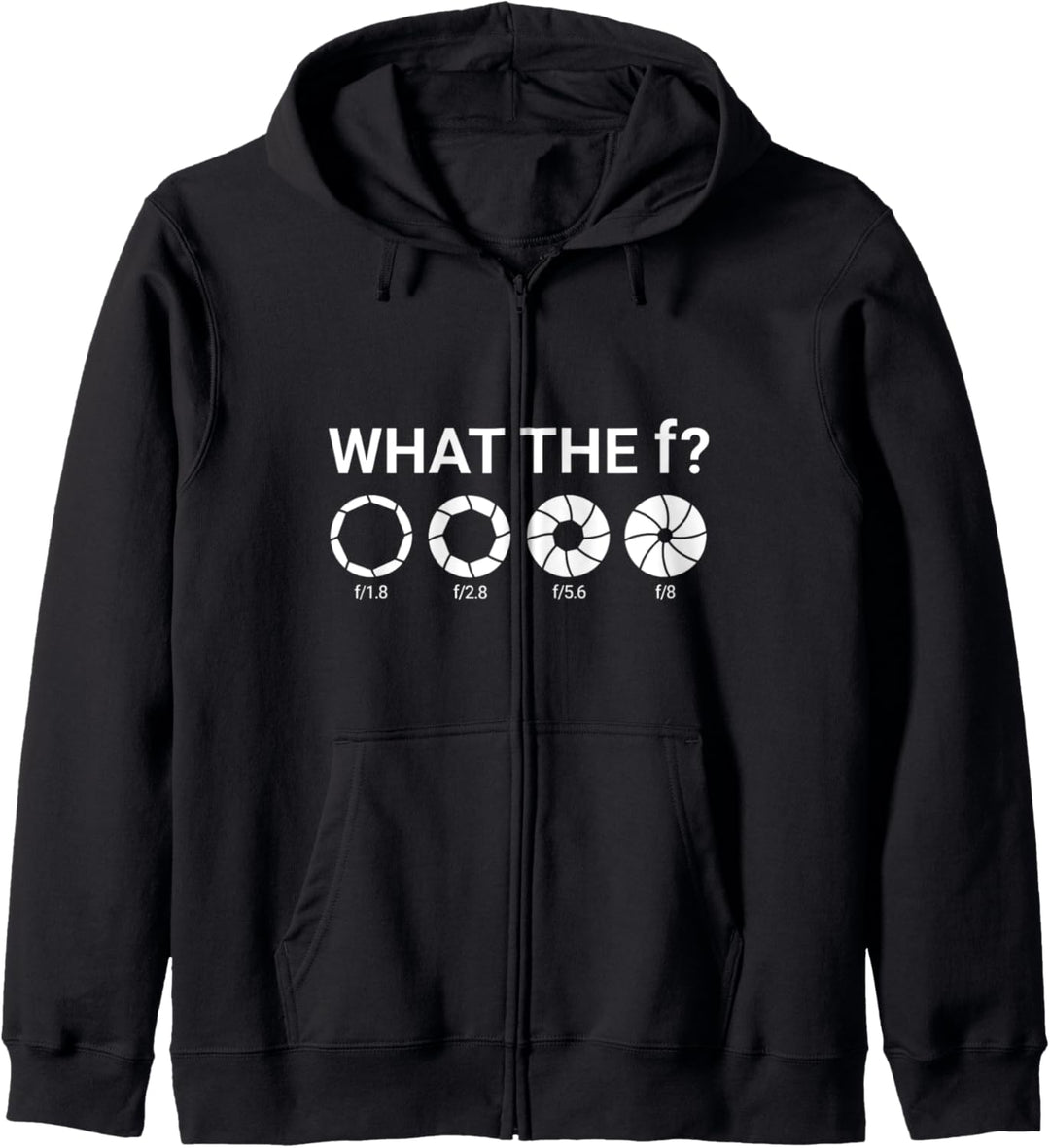 What The F? Kamera Blende Fotografen Kapuzenjacke