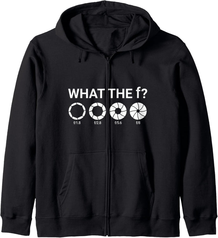 What The F? Kamera Blende Fotografen Kapuzenjacke