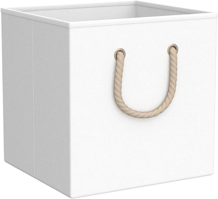 Yawinhe Aufbewahrungsbox, Faltbare Aufbewahrungsboxen ohne Deckel, Waschbare, Offene Stoffbox, für S
